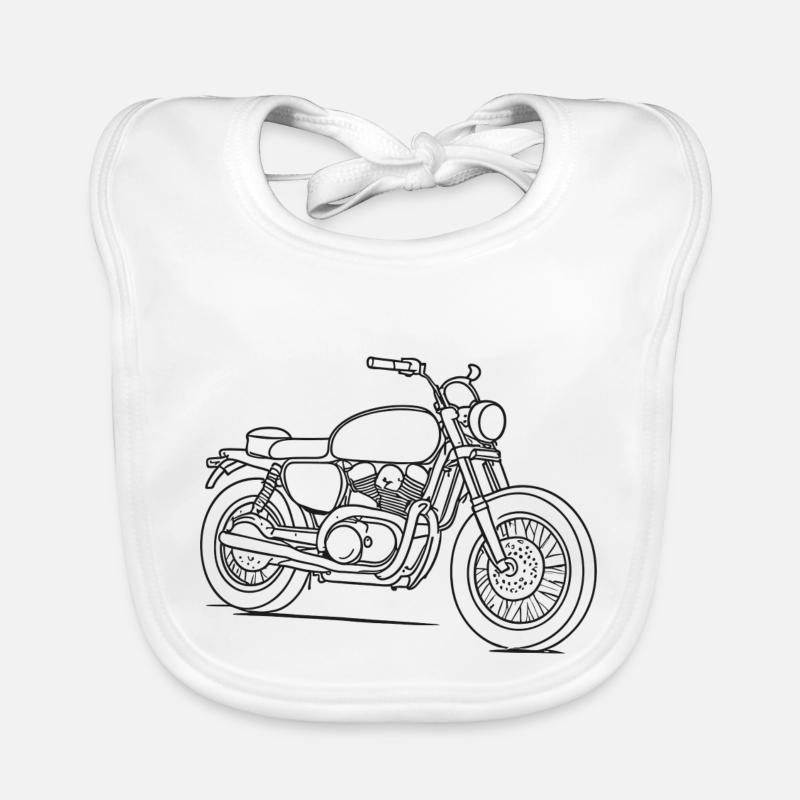 Motorrad Baby Bio-Lätzchen