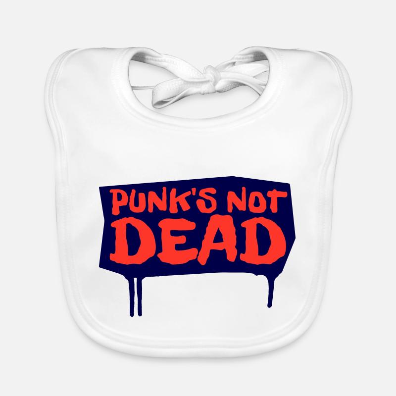 Punks Not Dead Organic Baby Bibs