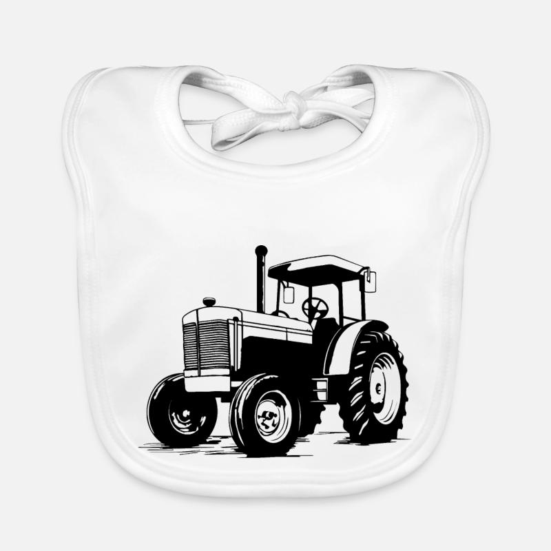 Traktor Baby Bio-Lätzchen