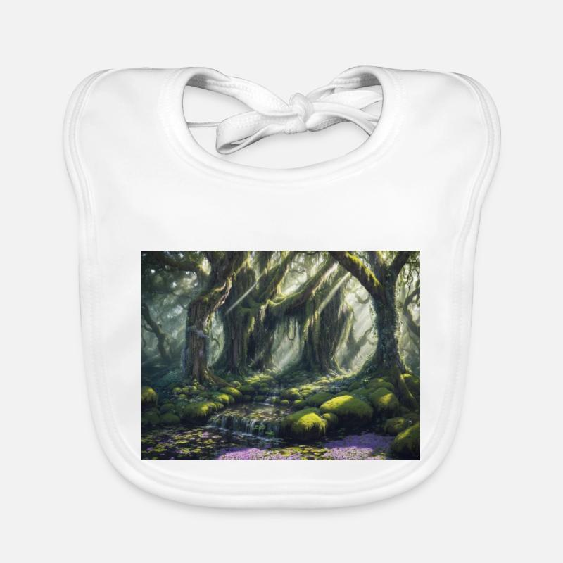 the magic forest Organic Baby Bibs