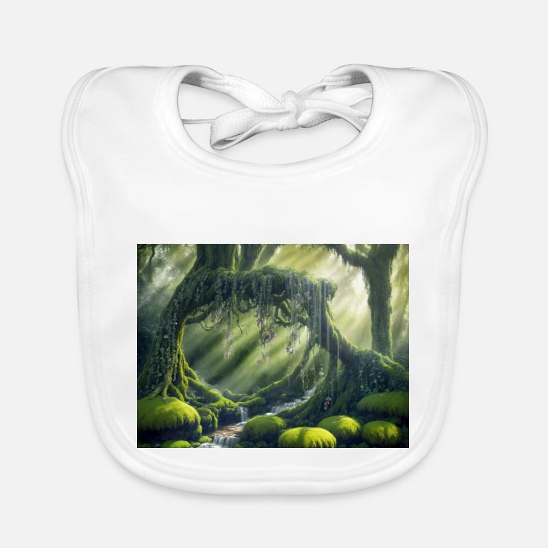 Forêt de magie Bavoir bio Bébé