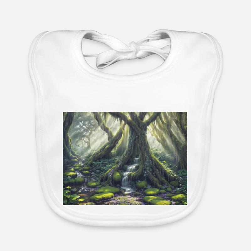 enchanted forest Organic Baby Bibs