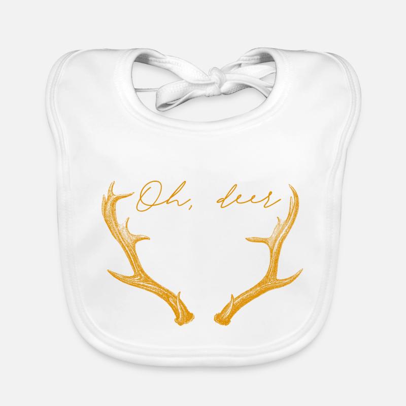 Oh, cerf Bavoir bio Bébé
