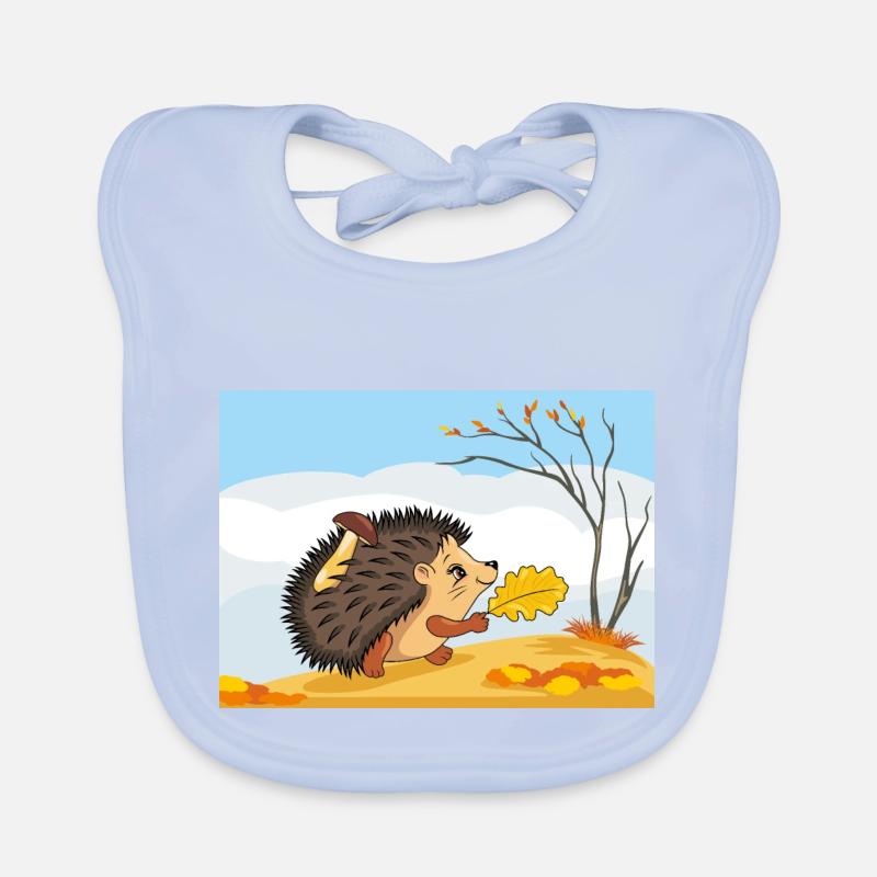 Mignon hérisson ambulant Bavoir bio Bébé