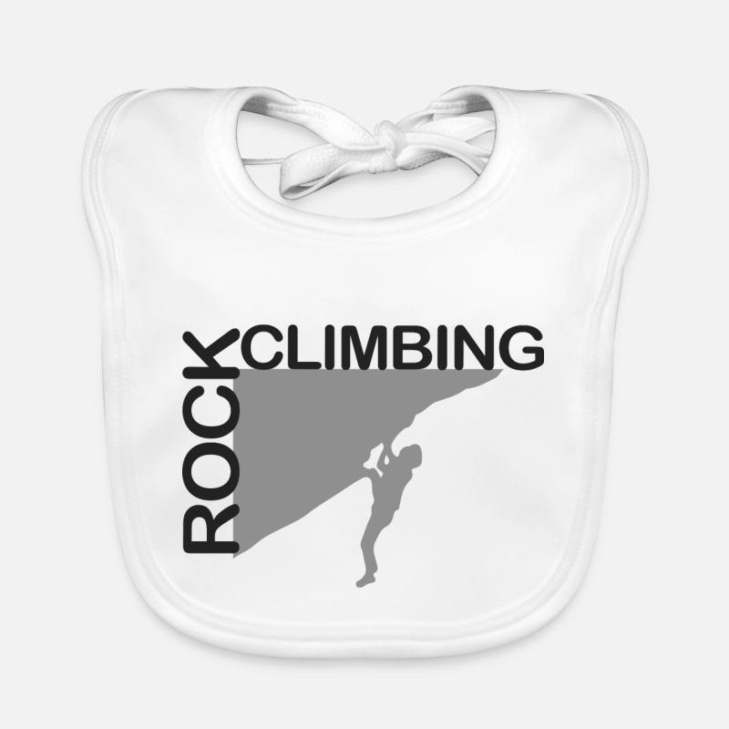 Rock Climbing Organic Baby Bibs