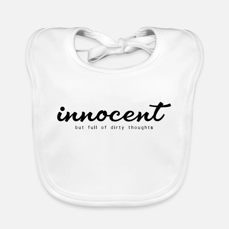 Innocent mais plein de pensées sales Bavoir bio Bébé