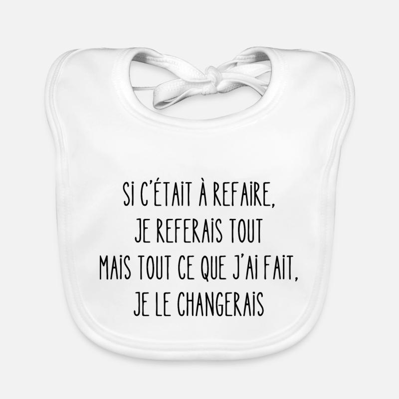 si c'était à refaire Bavoir bio Bébé