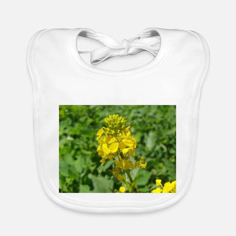 Schwarzer Senf Baby Bio-Lätzchen