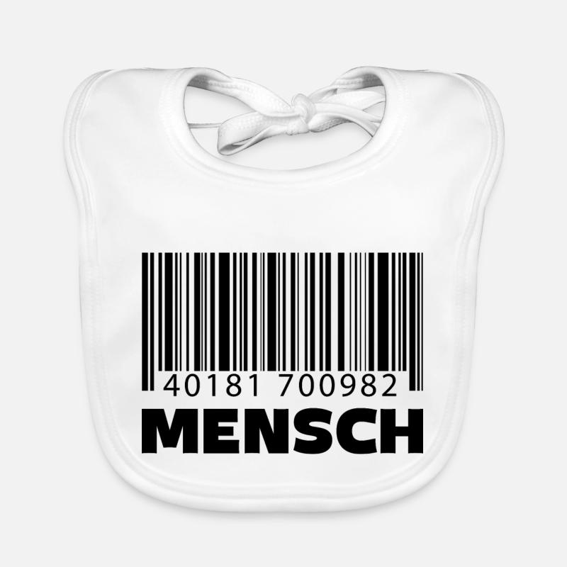 Barcode Mensch Baby Bio-Lätzchen