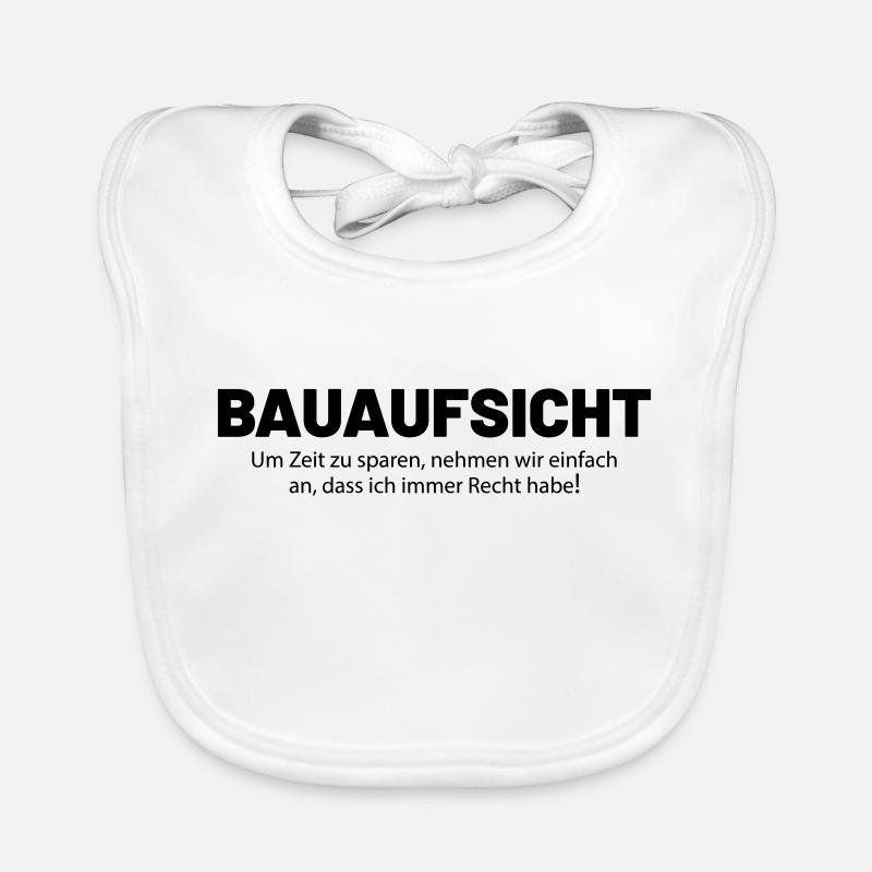 Bauaufsicht Baby Bio-Lätzchen
