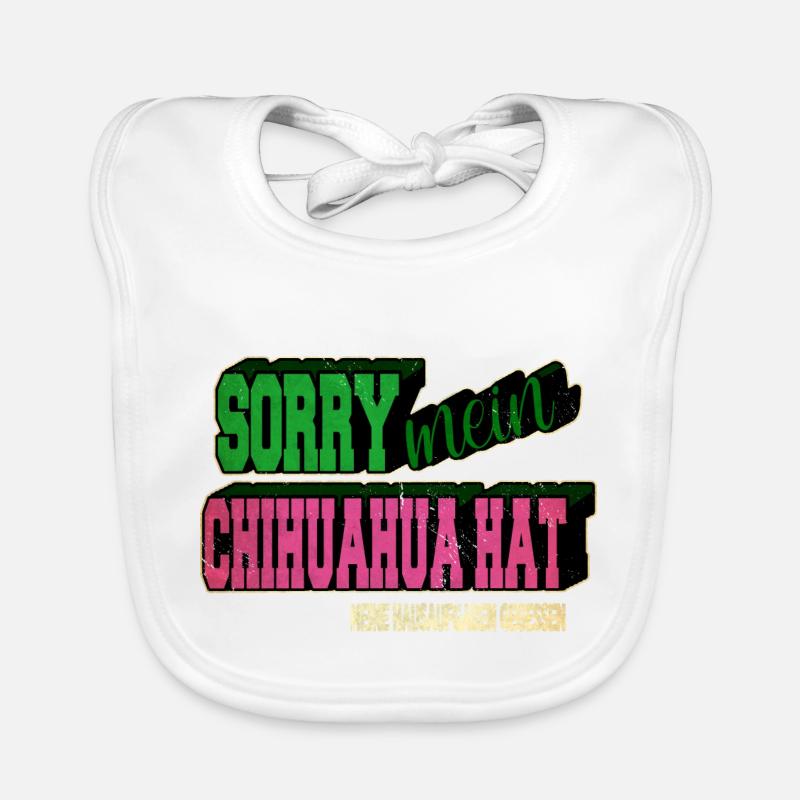 Bday citation Terrier Noël Chihuahua Cool Bavoir bio Bébé