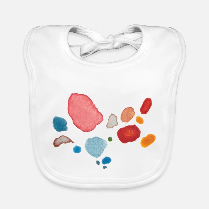 Dots Pattern Organic Baby Bibs