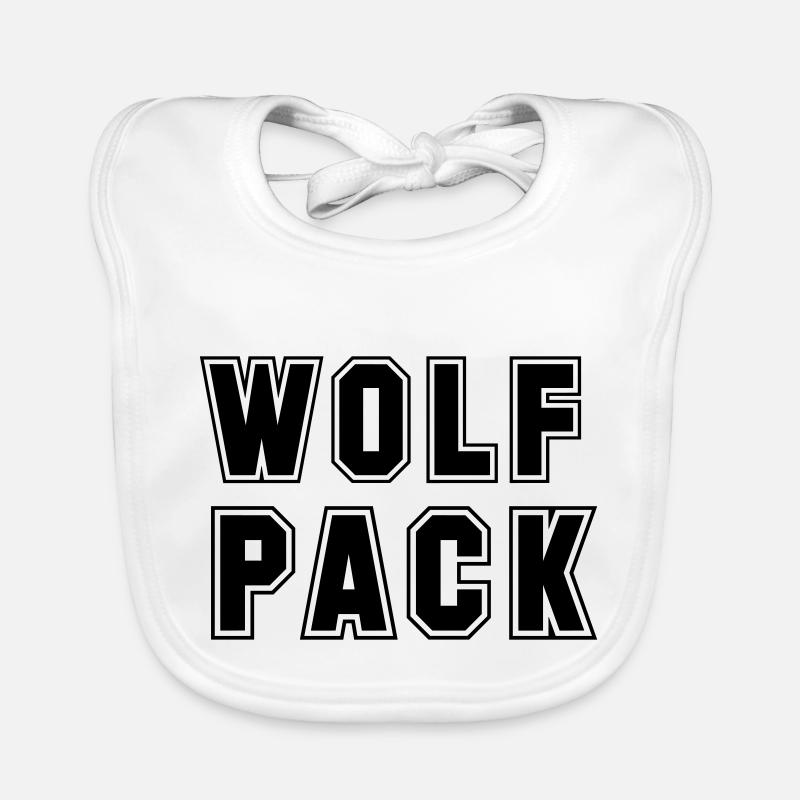 Meute de loups Bavoir bio Bébé