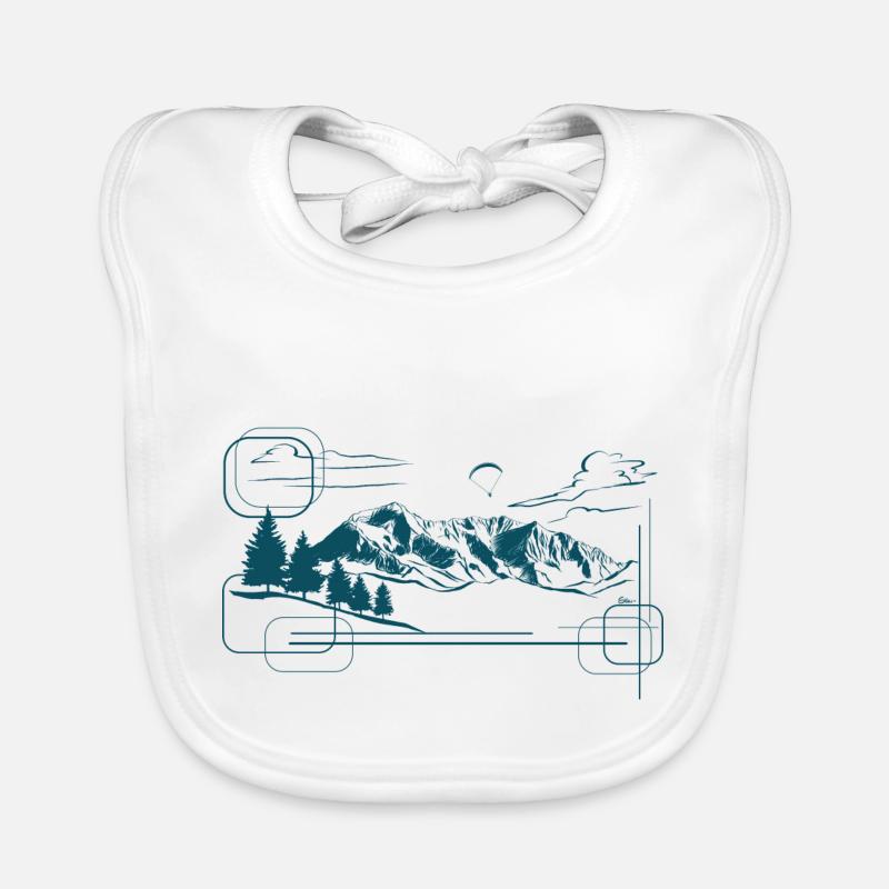 Mountain Design Organic Baby Bibs