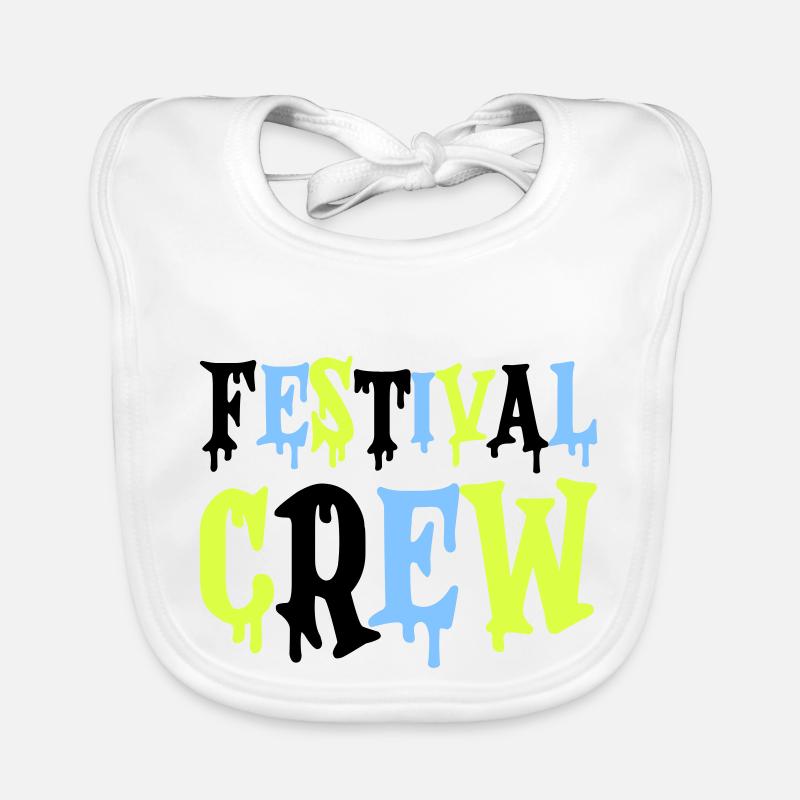 festival crew Baby Bio-Lätzchen