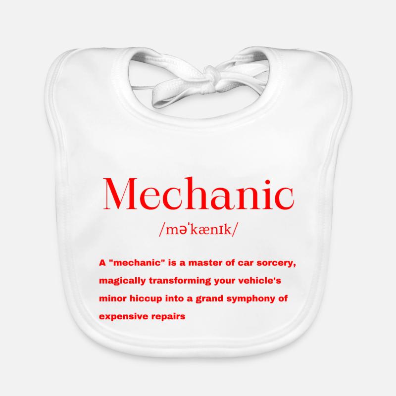 Mechanic Organic Baby Bibs