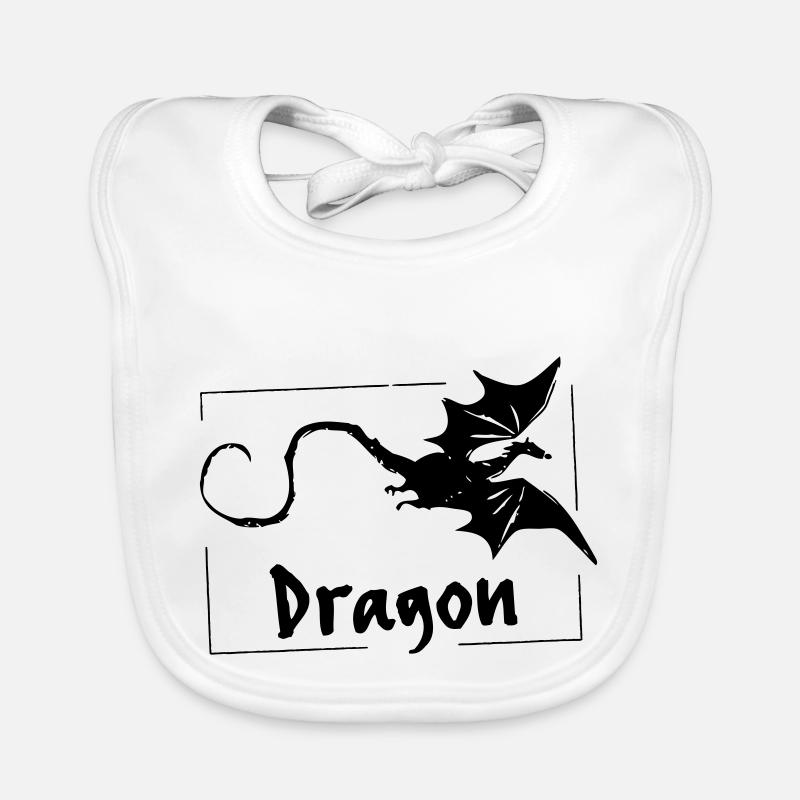Dragon - Vectorgraphique Bavoir bio Bébé