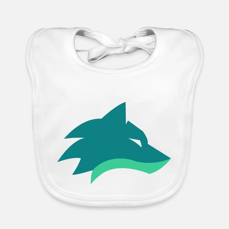 Wolf Logo Organic Baby Bibs