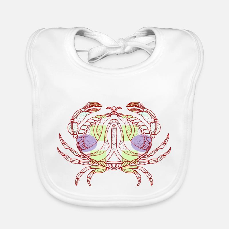 Crab Organic Baby Bibs