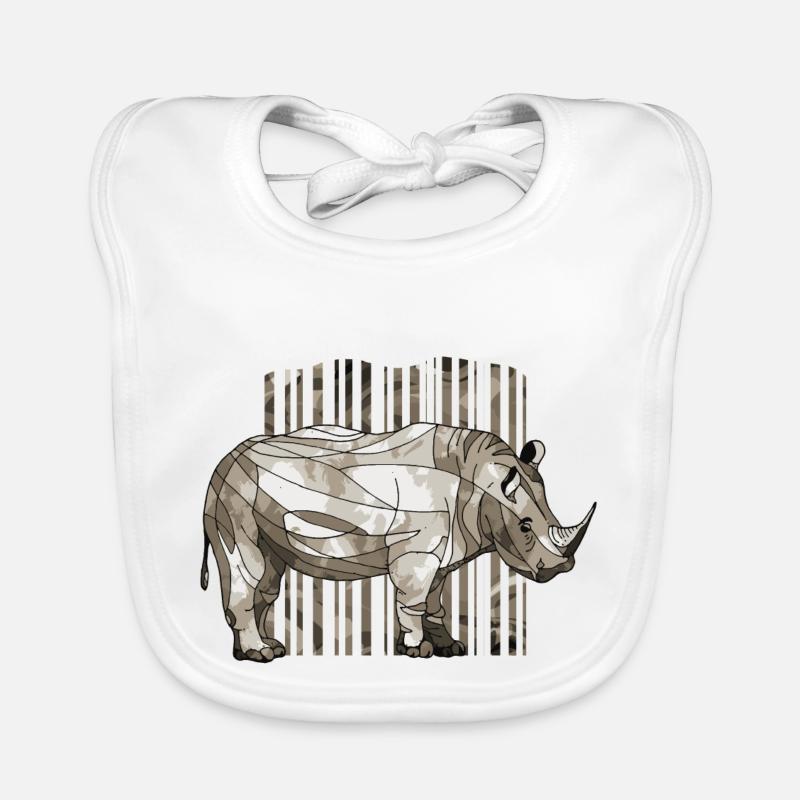 Nashorn Baby Bio-Lätzchen