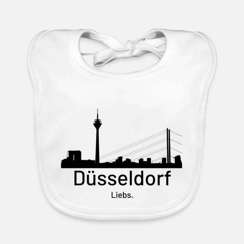 Dusseldorf. Love. Organic Baby Bibs