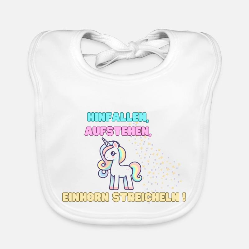Einhorn Baby Bio-Lätzchen