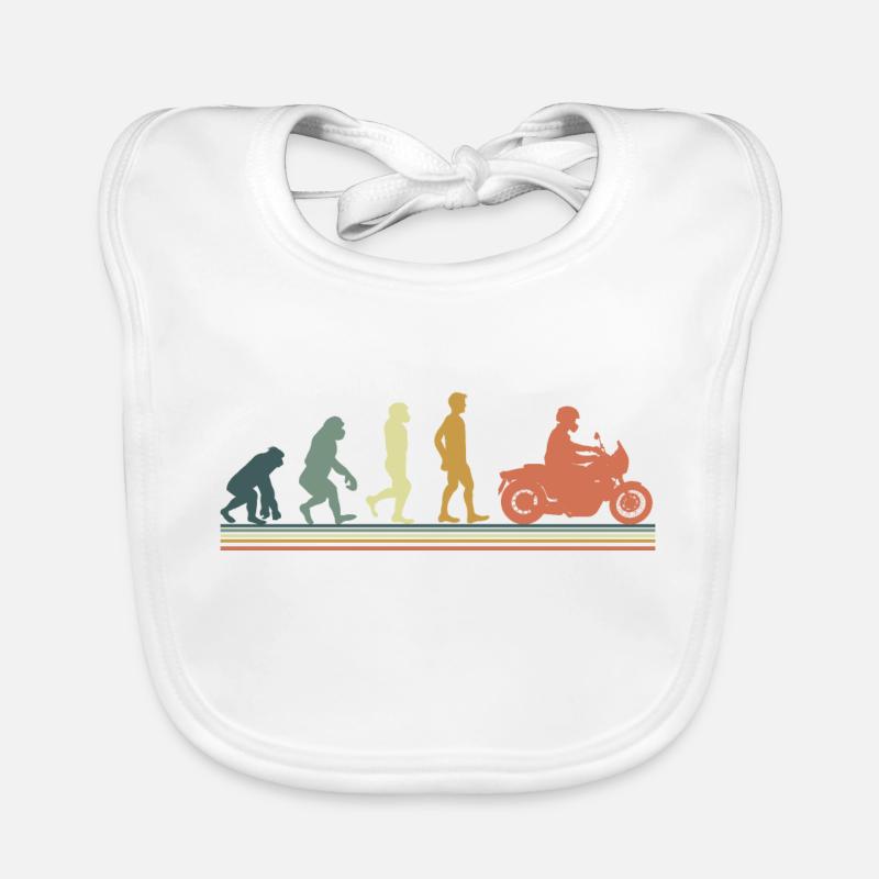 Evolution moto Bavoir bio Bébé