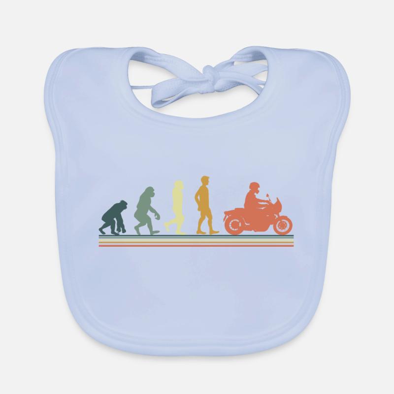 Evolution moto Bavoir bio Bébé