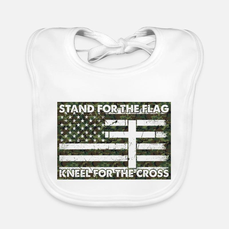 Army War Military Uniform Force Soldier Camouflage Organic Baby Bibs