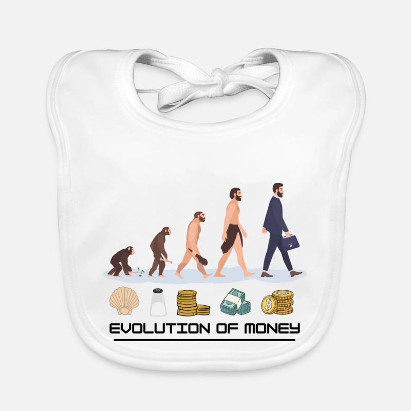 Evolution of Money Organic Baby Bibs