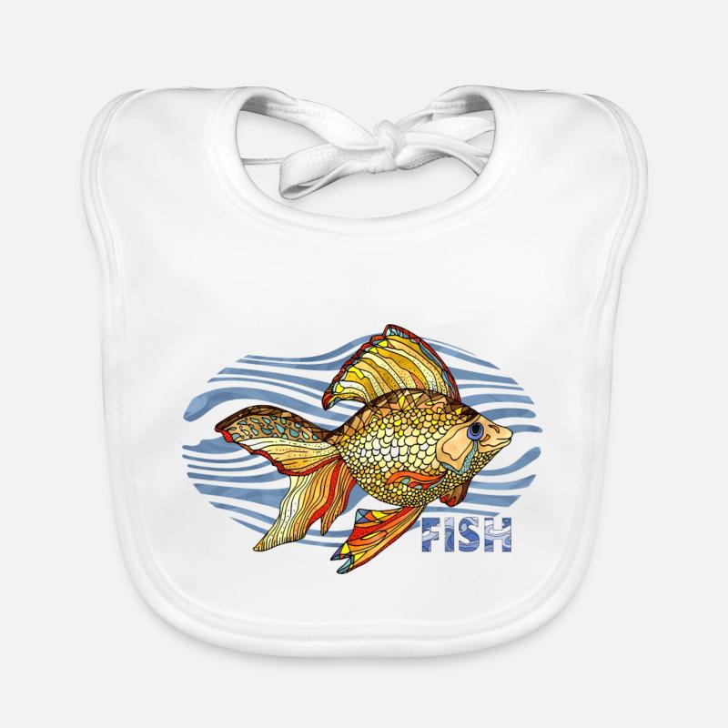 Fish Organic Baby Bibs