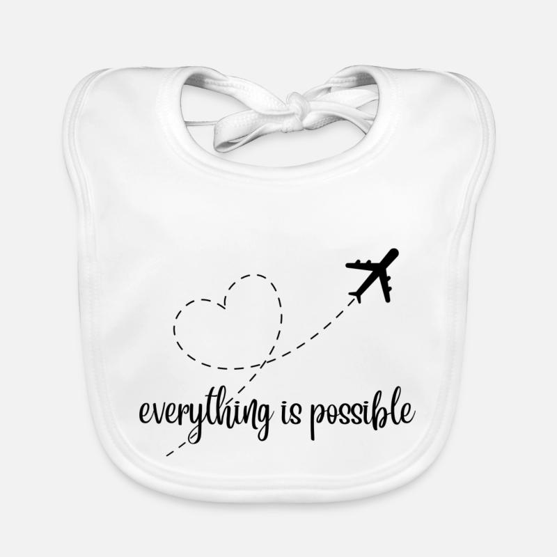 Everything is possible Organic Baby Bibs