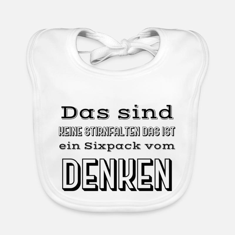 witzige sprüche Baby Bio-Lätzchen