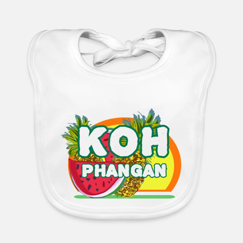 Paradise Island Koh Phangan Organic Baby Bibs