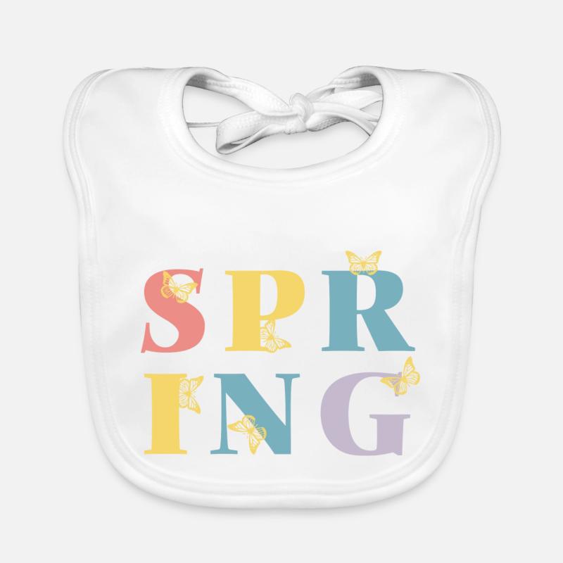Spring at last! Organic Baby Bibs