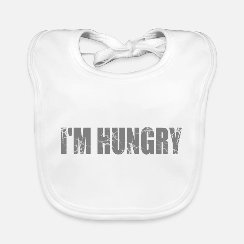 I'M HUNGRY Organic Baby Bibs