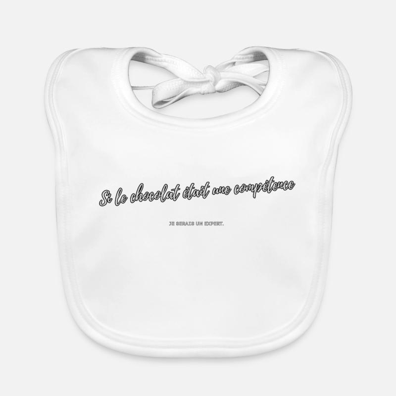Chocolate Competence Organic Baby Bibs