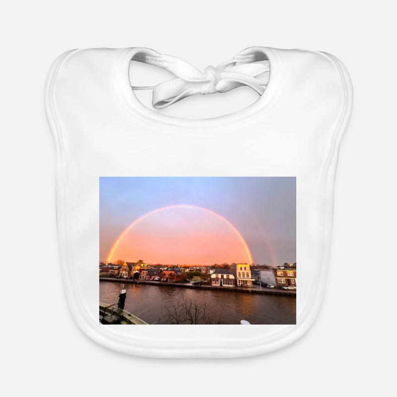 Regenbogen Baby Bio-Lätzchen