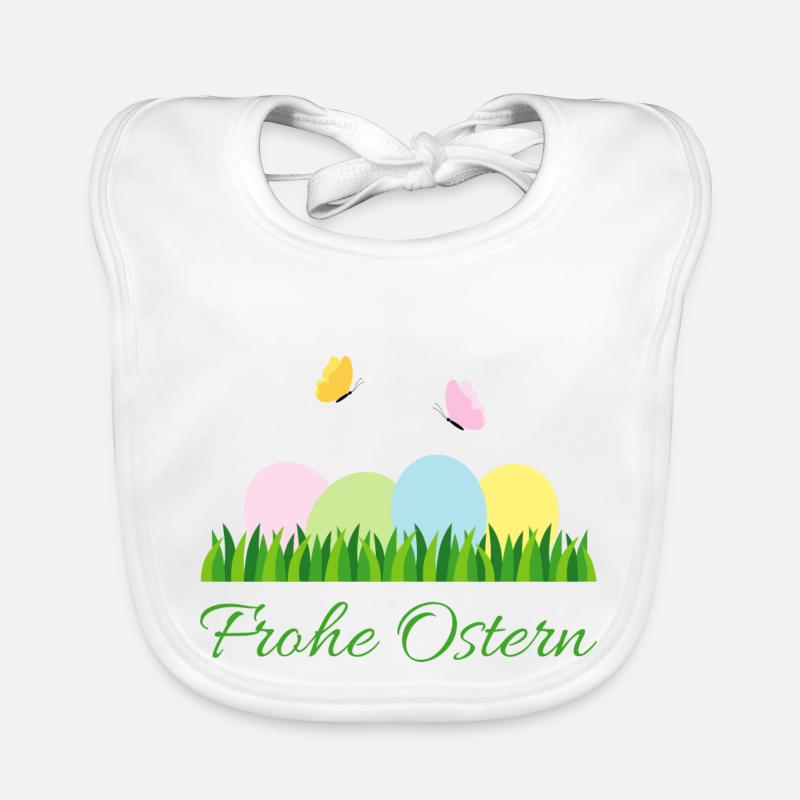 Happy Easter Organic Baby Bibs