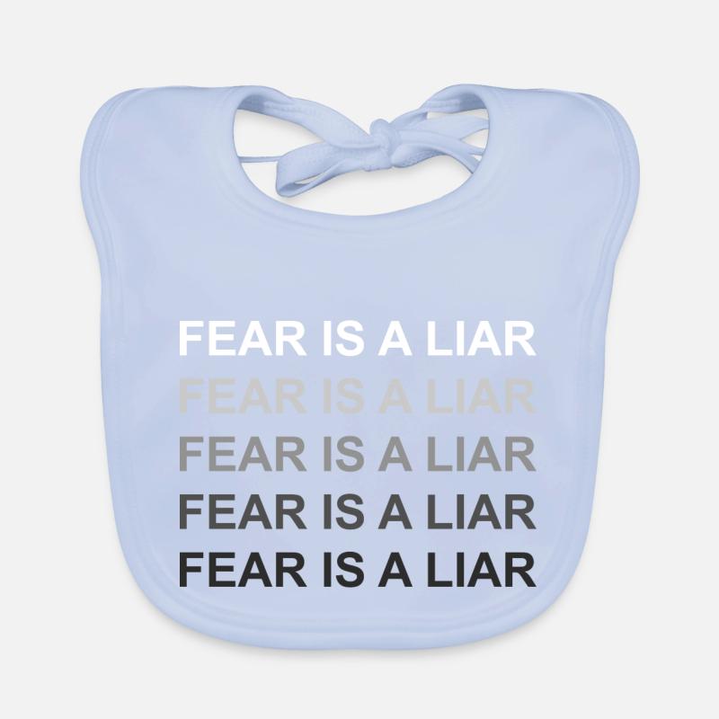 Fear is a liar Organic Baby Bibs