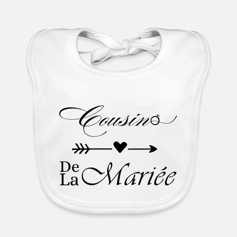 Cousin de la mariée Bavoir bio Bébé