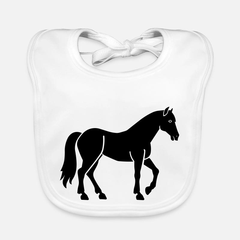 Horse Organic Baby Bibs