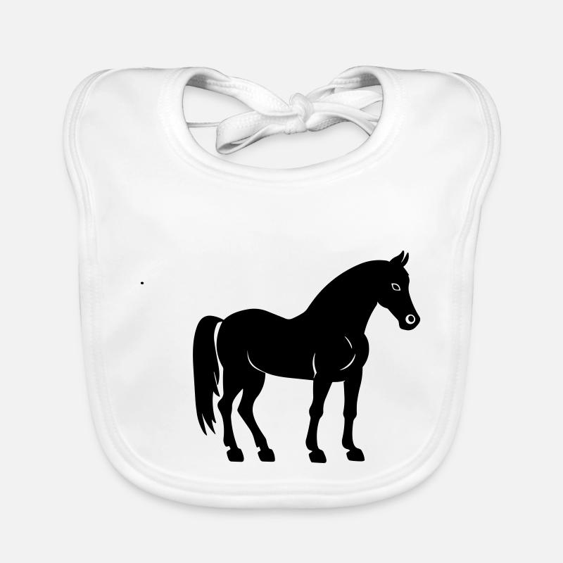Pferd Baby Bio-Lätzchen