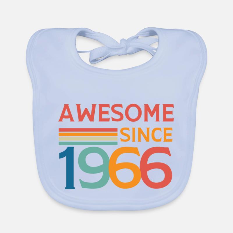 Awesome since 1966 Bavoir bio Bébé