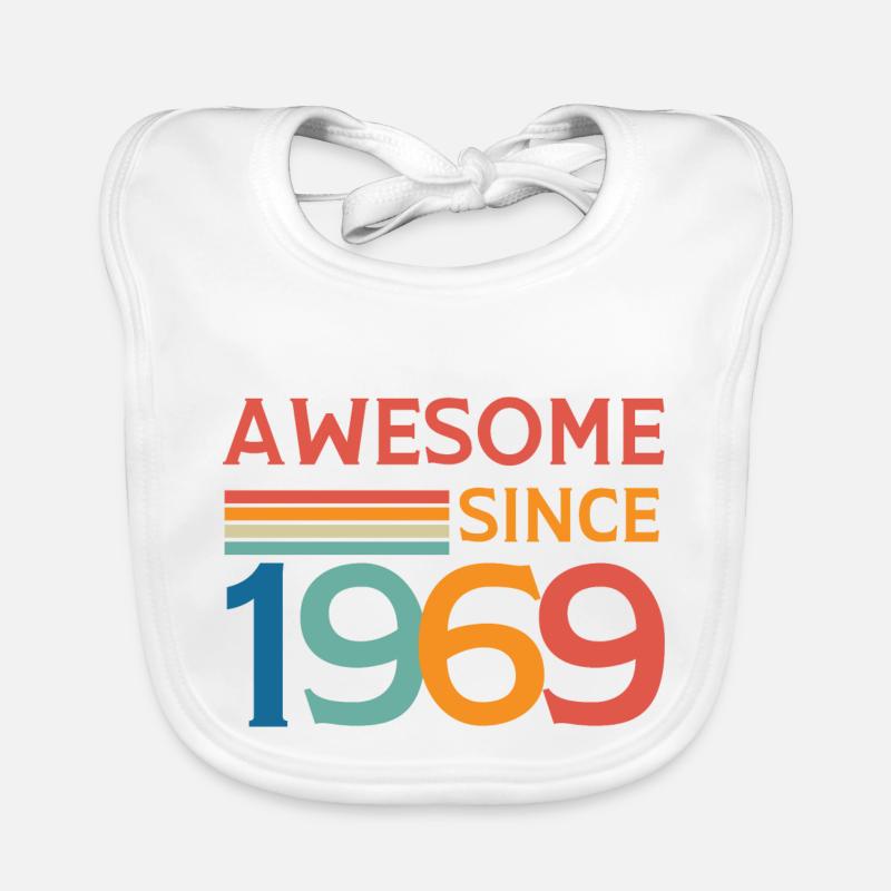 Awesome since 1969 Bavoir bio Bébé