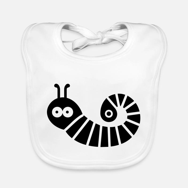 Raupe Baby Bio-Lätzchen