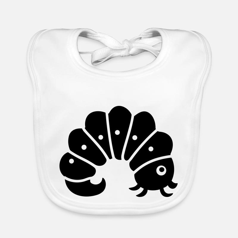 Raupe Baby Bio-Lätzchen