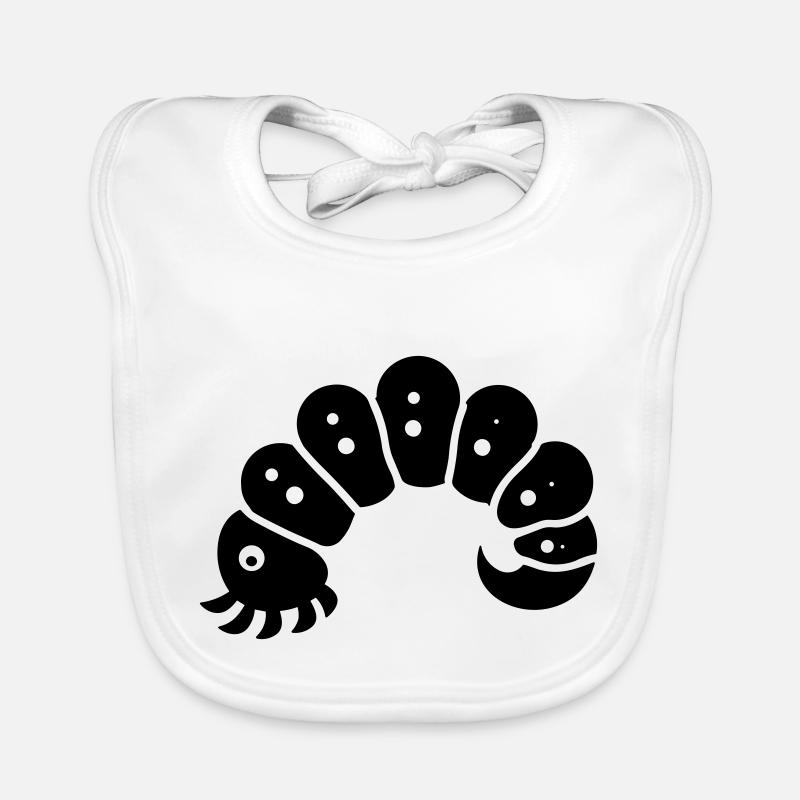 Raupe Baby Bio-Lätzchen