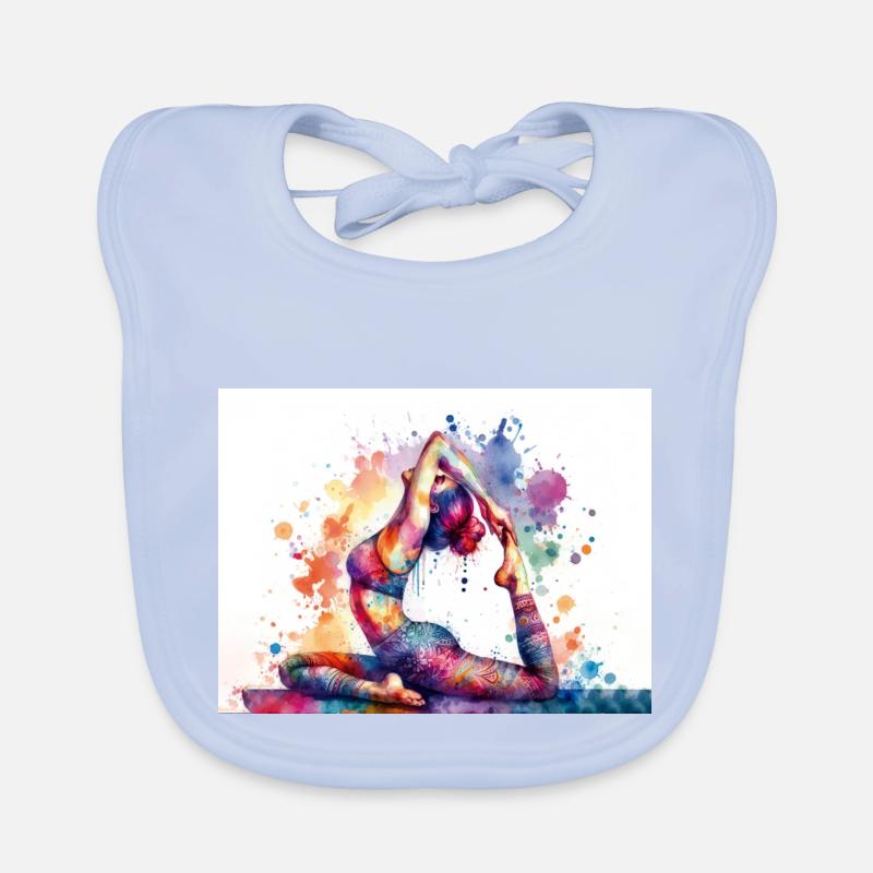 Exercice de yoga Bavoir bio Bébé