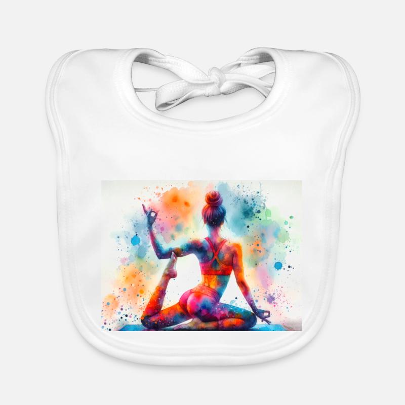 Exercice de yoga Bavoir bio Bébé